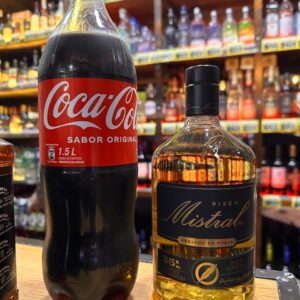 Promo Pisco Mistral 35° + Coca Cola