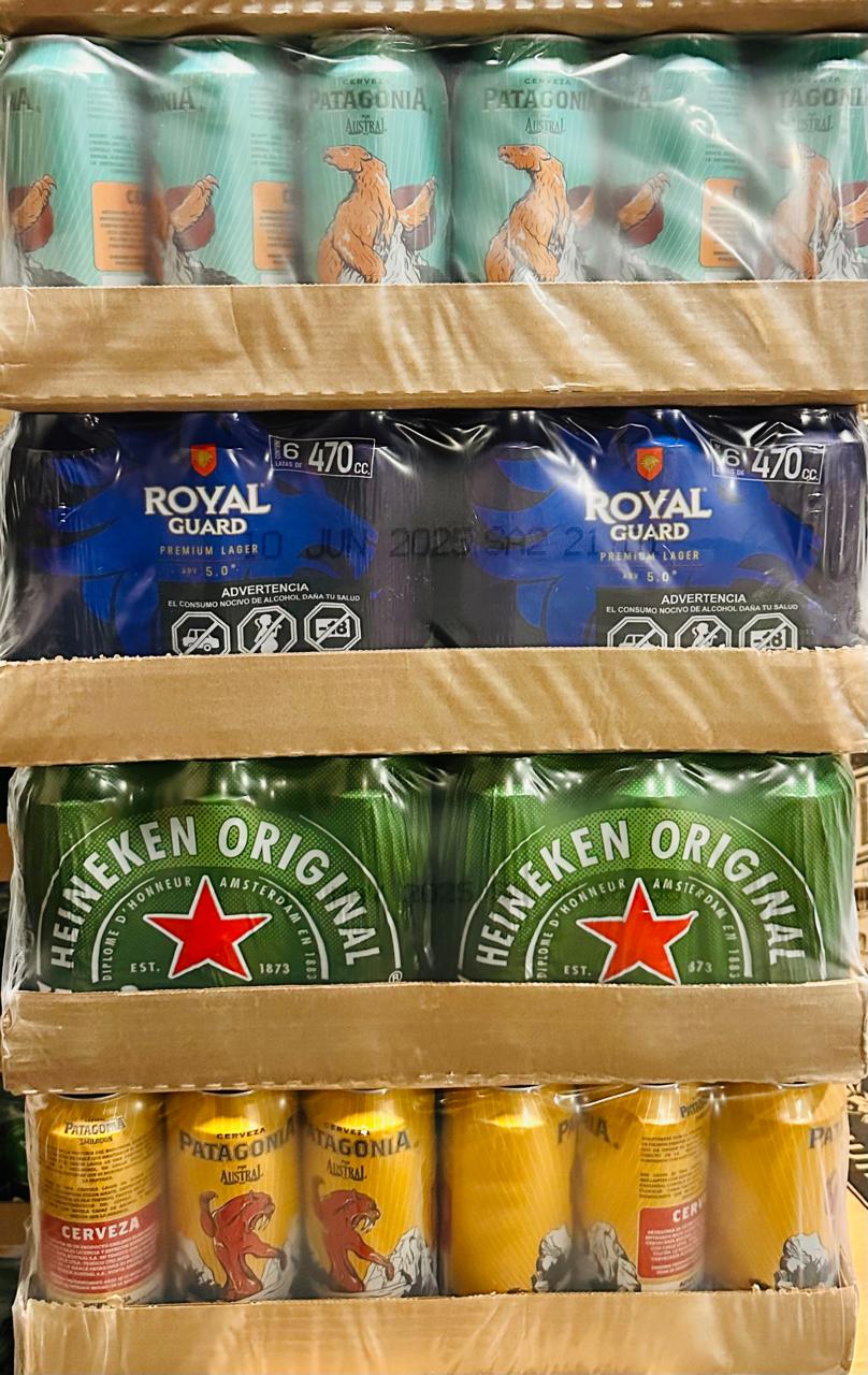 ¡Pack 24 Cervezas en lata 470cc!